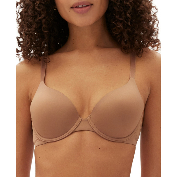 GAP GapBody Women's 34C Dark Beige Everyday Essentials T-Shirt Bra NWT - Picture 1 of 6